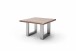 Couchtisch >CARTAGENA< in Akazie massiv walnussfarben - 75x45x75 (BxHxT)
