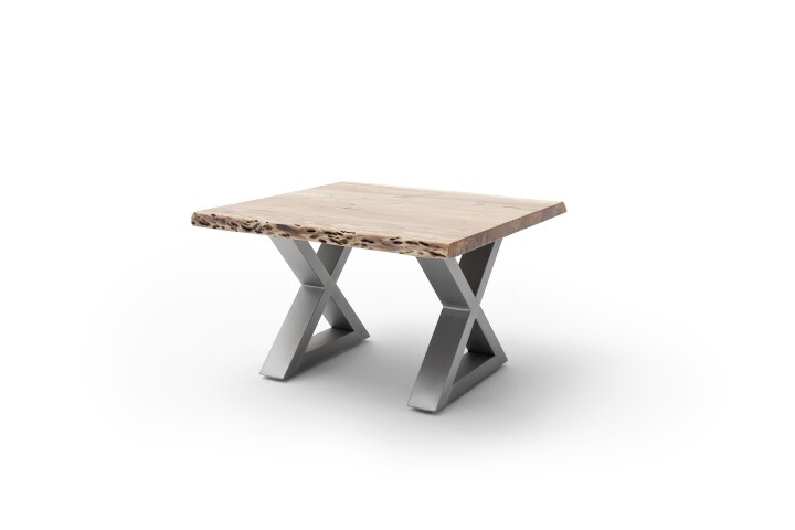 Couchtisch >CARTAGENA< in Akazie natur, massiv lackiert - 75x45x75cm (BxHxT)
