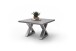 Couchtisch >CARTAGENA< in Akazie grau, massiv lackiert - 75x45x75cm (BxHxT)