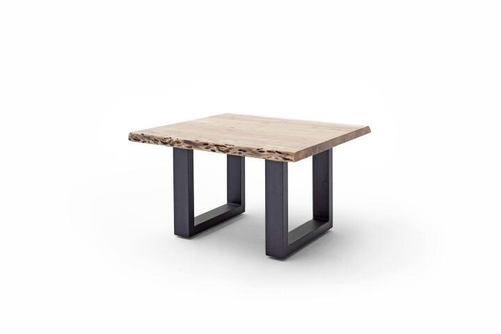 Couchtisch >CARTAGENA< in Akazie natur, massiv lackiert - 75x45x75cm (BxHxT)