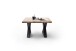 Couchtisch >CARTAGENA< in Akazie natur, massiv lackiert - 75x45x75cm (BxHxT)