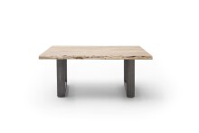 Couchtisch >CARTAGENA< in Akazie natur, massiv lackiert - 110x45x70cm (BxHxT)
