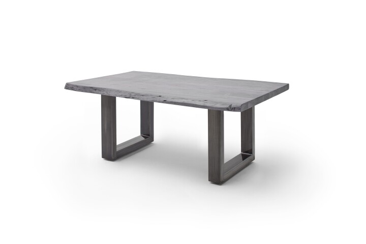 Couchtisch >CARTAGENA< in Akazie grau, massiv lackiert - 110x45x70cm (BxHxT)