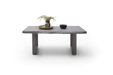 Couchtisch >CARTAGENA< in Akazie grau, massiv lackiert - 110x45x70cm (BxHxT)