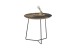 Beistelltisch >MIRANDELA< in floraler Druck, Mango Massivholz - 55x50x55 (BxHxT)