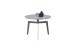 Beistelltisch >BUENA VISTA< in grau, Glas-Keramik/ Metall - 45x60cm (HxD)
