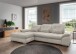 Polstergarnitur >Riordan< Schlaffunktion, Stauraum, Webstoff Corto beige - 314x104x184 (BxHxT)