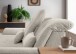 Polstergarnitur >Riordan< Schlaffunktion, Stauraum, Webstoff Corto beige - 314x104x184 (BxHxT)