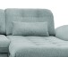Polstergarnitur >Riordan< Schlaffunktion, Stauraum, Webstoff Corto mint - 314x104x184 (BxHxT)