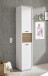 Badezimmer-Set >Liguria< (3-tlg.) in Weiß / Evoke Eiche Dekor - 140x191x40 (BxHxT)