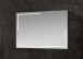 LED-Lichtspiegel >Mirror< in weiß / spiegel - 100x65x3 (BxHxT)