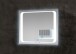 LED-Lichtspiegel >Mirror< in weiß / spiegel - 80x65x3 (BxHxT)
