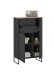 Badezimmer-Set >Denver< (4-tlg.) in schwarz / Evoke Eiche Dekor - 200x195x35 (BxHxT)