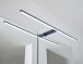 Badezimmer-Set >Denver< (4-tlg.) in schwarz / Evoke Eiche Dekor - 220x195x35 (BxHxT)