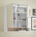 Badezimmer-Set >Denver< (4-tlg.) in weiß / Evoke Eiche Dekor - 220x195x35 (BxHxT)