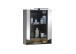 Badezimmer-Set >Denver< (2-tlg.) in schwarz / Evoke Eiche Dekor - 60x195x35 (BxHxT)