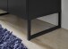 Badezimmer-Set >Denver< (2-tlg.) in schwarz / Evoke Eiche Dekor - 60x195x35 (BxHxT)