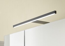 Badezimmer-Set >Denver< (2-tlg.) in weiß matt / Evoke Eiche Dekor - 60x195x35 (BxHxT)