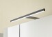 Badezimmer-Set >Denver< (2-tlg.) in weiß matt / Evoke Eiche Dekor - 60x195x35 (BxHxT)