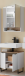 Badezimmer-Set >Denver< (2-tlg.) in weiß matt / Evoke Eiche Dekor - 60x195x35 (BxHxT)