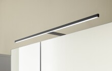 Badezimmer-Set >Denver< (3-tlg.) in weiß matt / Evoke Eiche Dekor - 160x195x35 (BxHxT)