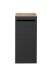 Badezimmer-Set >Vista< (5-tlg.) in Viking Oak / Schwarz - 170x190x31 (BxHxT)