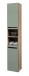 Badezimmer-Set >Vista< (5-tlg.) in Viking Oak / Schilfgrün - 170x190x31 (BxHxT)