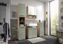 Badezimmer-Set >Vista< (4-tlg.) in Viking Oak /...