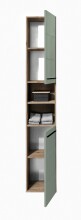 Badezimmer-Set >Vista< (4-tlg.) in Viking Oak / Schilfgrün - 170x190x31 (BxHxT)