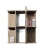 Badezimmer-Set >Vista< (2-tlg.) in Viking Oak / Schwarz - 60x190x31 (BxHxT)