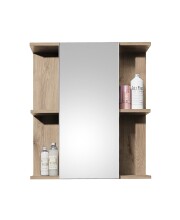 Badezimmer-Set >Vista< (3-tlg.) in Viking Oak / Schilfgrün - 115x190x31 (BxHxT)