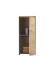 Hängeschrank >Memphis< Grau / Artisan Eiche Dekor - 30x70x23cm (BxHxT)