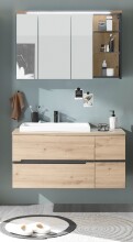 Badezimmer-Set >Memphis< (2-tlg. ) Grau / Artisan...