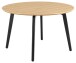 Essgruppe >Cadiz< (5-teilig) dunkelgrau / Eiche Dekor - 75x120 (HxD)