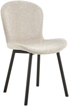 Essgruppe >Wilma< (5-teilig) in beige / Wildeiche Dekor - 120x75x80 (BxHxT)