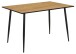 Essgruppe >Wilma< (5-teilig) in beige / Wildeiche Dekor - 120x75x80 (BxHxT)