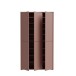 Schuhschrank >ALICE SPRINGS< 6 Türen, push to open, terrakottafarbig - 109,2x191,9x34,9cm (BxHxT)