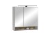 Badezimmer-Set >Denver< (4-tlg.) in grau / Evoke Eiche Dekor - 220x195x35 (BxHxT)