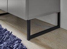 Badezimmer-Set >Denver< (3-tlg.) in grau matt / Evoke Eiche Dekor - 140x195x35 (BxHxT)
