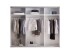 Schlafzimmer-Set >Daria< (4-teilig) Schrank, Passepartout, Bett, Kommode,  Viking Oak / weiss