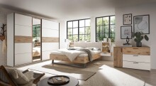 Schlafzimmer-Set >Daria< (3-teilig) Kleiderschrank,...