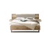 Schlafzimmer-Set >Daria< (3-teilig) Kleiderschrank, Passepartout, Bett, Viking Oak / weiss