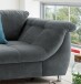 Polsterecke >Allin< Schlaffunktion, 6 Kissen, Bezug anthrazit/denim - 250x66x190 (BxHxT)
