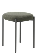 Sitzhocker (4er-Set) >PELICAN< in olivengrün - 40x48x40 (BxHxT)