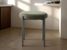 Sitzhocker (4er-Set) >PELICAN< in olivengrün - 40x48x40 (BxHxT)