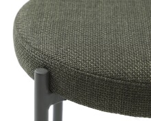Sitzhocker (4er-Set) >PELICAN< in olivengrün - 40x48x40 (BxHxT)