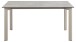 Esstisch >Palermo< in grau, Keramik / Metall - 160x75x90cm (BxHxT)