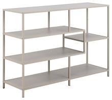 Standregal >Seaford< in grau, Metall /...
