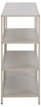 Standregal >Seaford< in grau, Metall / Holzwerkstoff - 114x78x35cm (BxHxT)
