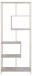 Standregal >Seaford< in grau, Metall / Holzwerkstoff - 77x185x35cm (BxHxT)